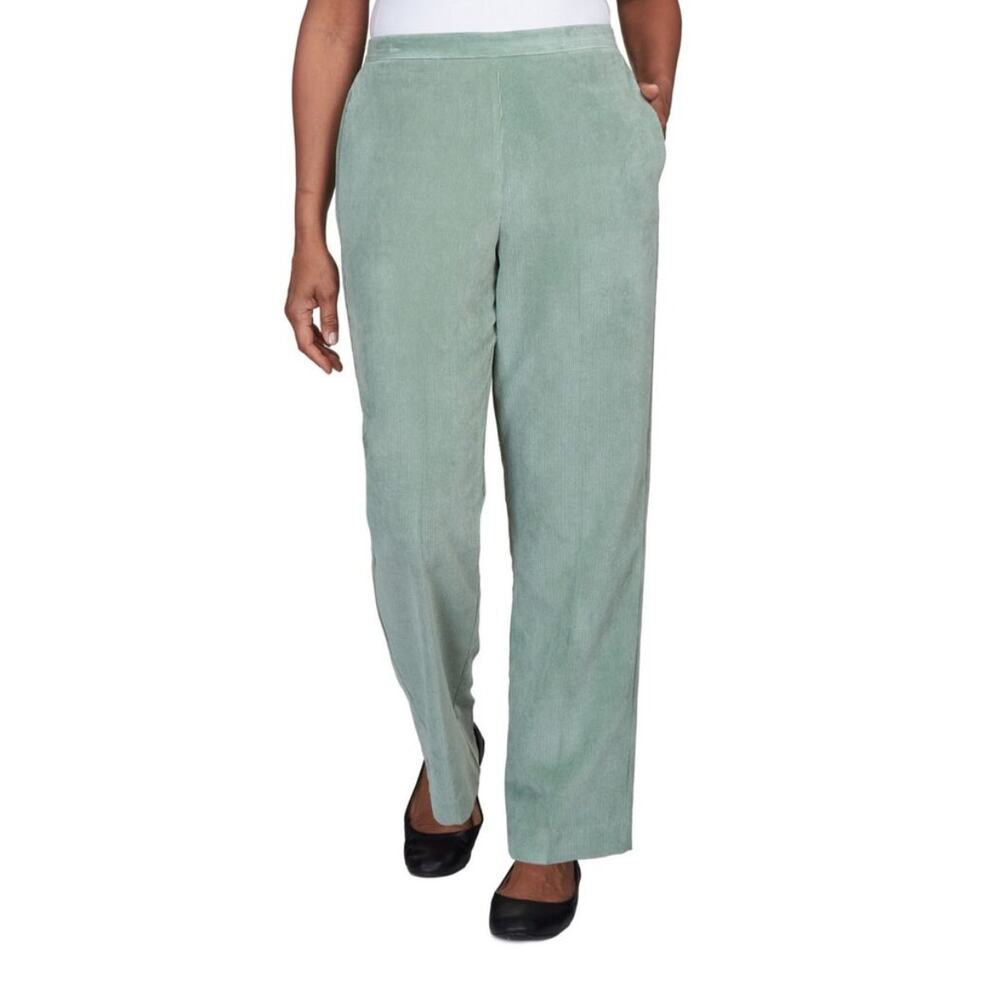 Alfred Dunner corduroy classic high waisted women's plus size 18